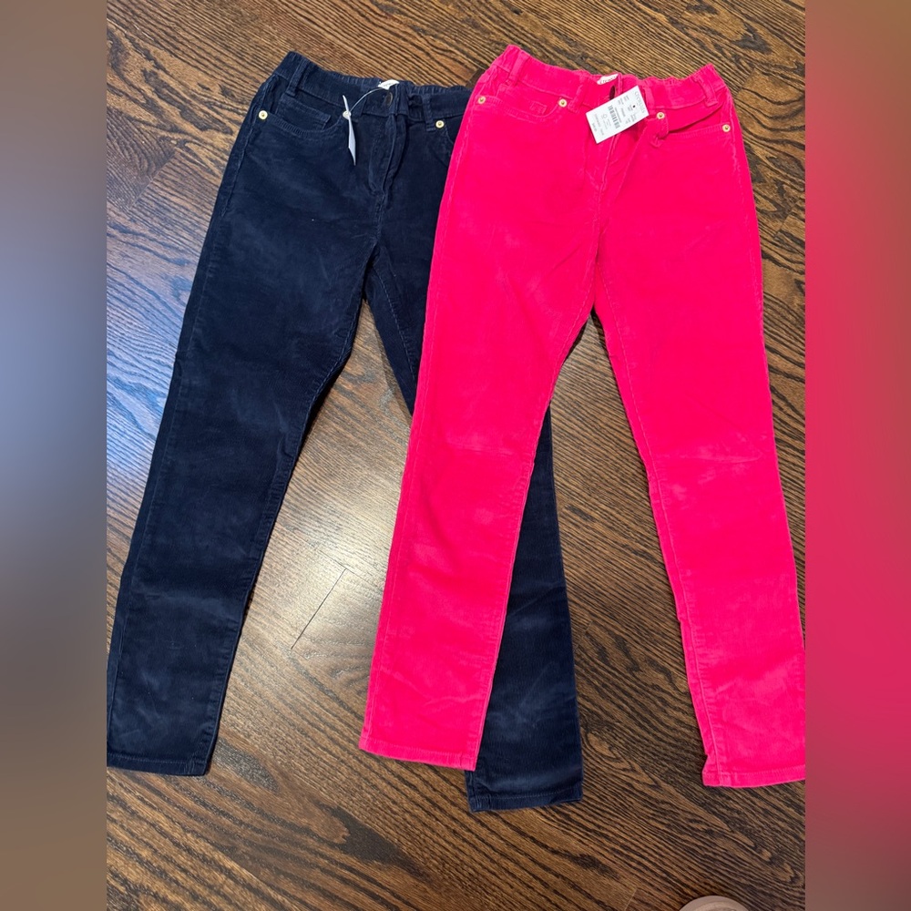 Crewcuts Kids Corduroy pants set - navy and Pink new with tags